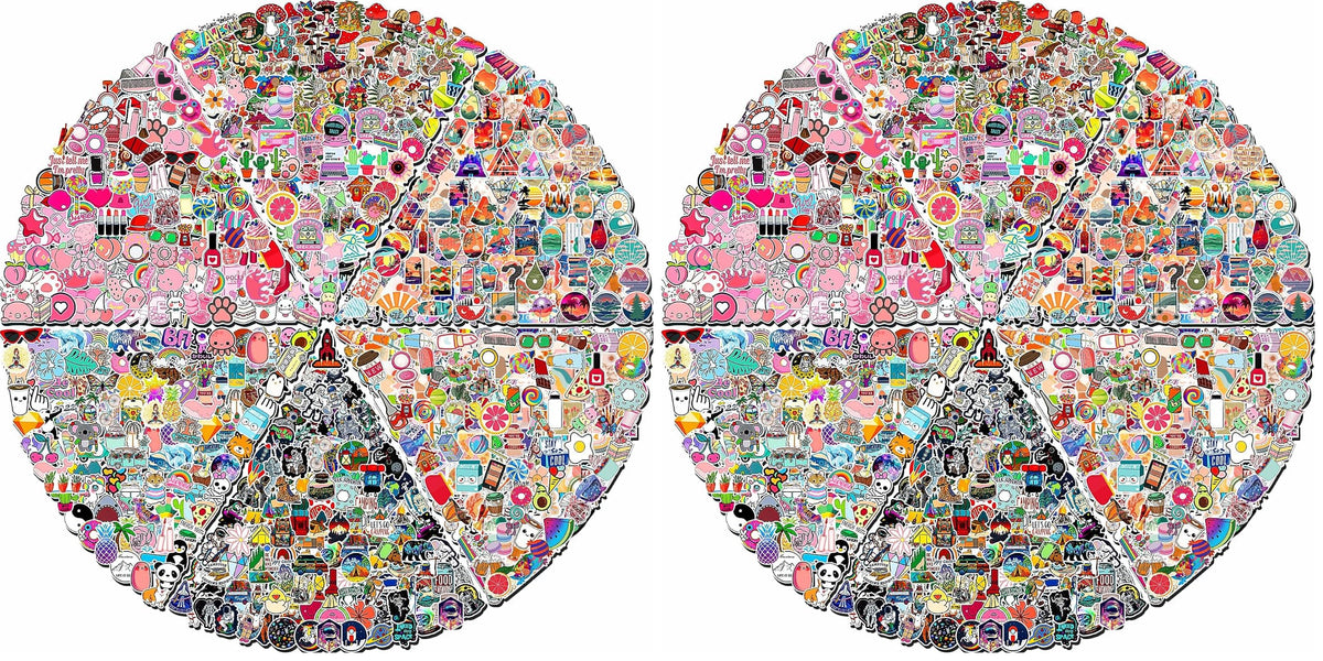 Arme Cute Stickers Bulk, Waterproof Stickers for Water Bottles Pack 600PCS