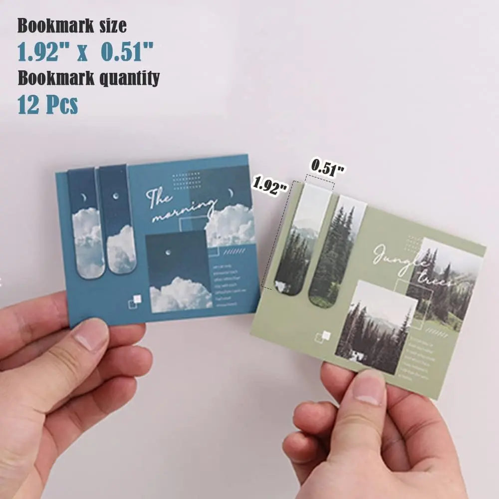 Bookmarks Page Markers, Page Clip for Students Teachers, Fun Book Marks for Reading(12 Pieces)