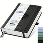Lined Notebook, Hardcover Notebooks, 320 Pages Thick 100 GSM Paper, A5 Hardcover PU Leather Journal for Students, Work, Writing & Notes, College Essentials, Stationery Supplies, 5.7 x 8.3 inches #GLOBAL PICKS