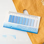 Colorful Index Sticky Notes, Writable Marking Stickers, High-Value Classification Labels, Ins-Style Sticky Notes with Loose-Leaf Ruler