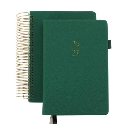 2026-27 Monthly & Weekly Planner Illustrated Pre-Made Bullet Journal August-July for Organized Planning