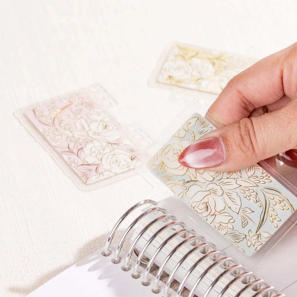 Mini Snap-In Bookmark Trio Set - Cute Bookmarks, Toile Index Dividers, Office Stationery for Book Lovers to Keep You Organized, Plan, Track and Capture Details