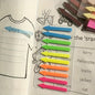 200 Sheets of New Colored Pointed Index Stickers Morandi Transparent Sticky Notes Reading Index Stickers Student Arrow Marking Stickers
