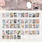 Japanese PET Sticker Packs, Pre-Cut 45-Sheet Sticker Book with 800+ Pcs, Office Stationery for DIY Journal & Scrapbooking Supplies