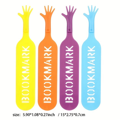 4pcs/20pcs Creative Finger Help Me Novelty Bookmark, Funny Books Mark for Pages, School Stationery Supplies