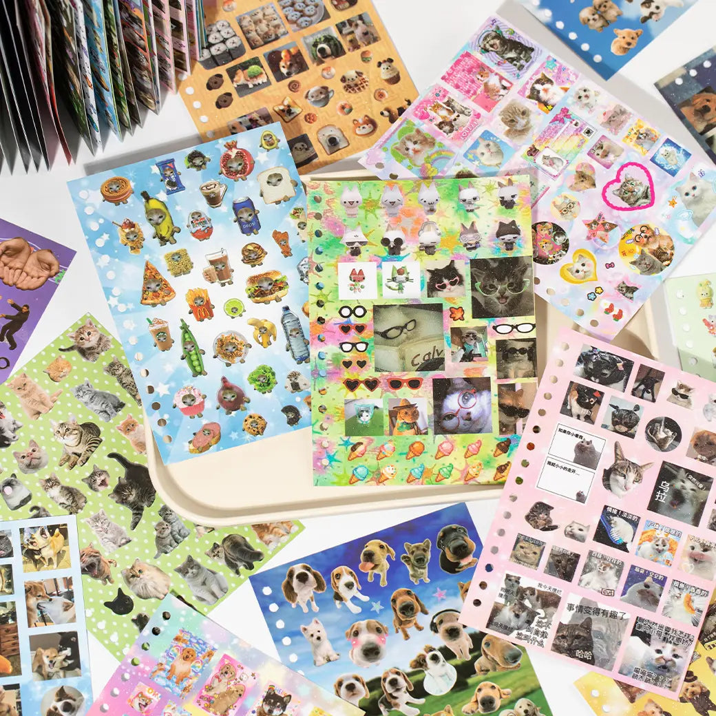 3 Styles Cute Pet Sticker Book – 30 Sheets, 800 Pcs Stickers per Style, Cat & Dog Aesthetic Stickers for Scrapbooking, Journaling, DIY Crafts, Kawaii Planner Stickers & Pet Lover Gifts #DealsforYouDays