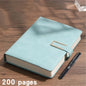 [Back to School Must-Have]A5 Premium PU Leather Hardcover Notebook with Buckle Closure, 200 Thick Pages Business Journal, Professional Writing Diary for School, Office, Meetings & Travel