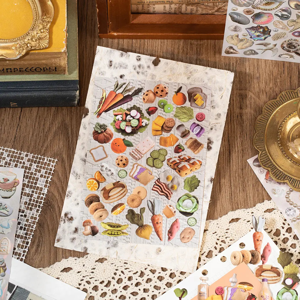 800+ Pcs 30 Sheets Y2K Aesthetic Foil Sticker Book (Single/Bundle) - 9 Glossy, 9 Matte, 12 Textured Cut-Out Stickers for Junk Journal Scrapbooking Bujo Crafts Kit #DealsforYouDays