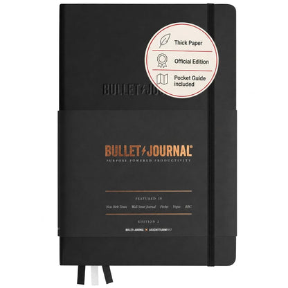 LEUCHTTURM1917 368952 Bullet Journal Edition 2 Green23, Medium A5, Hardcover, 206 Numbered Pages,Dotted