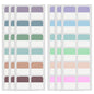 240 Pcs Sticky Index Tabs, Colored Book Sticky Tabs for Notebooks, 1 Inch