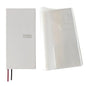 Undated Weekly Planner Notebook Pocket Organizer Appointment Book Journal Notebook A6 Week Plan Notepad (Beige with cover)