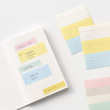 Monolike Message & Label Sticker ver.1 Set - Mini Size Cute Stickers, Index Stickers