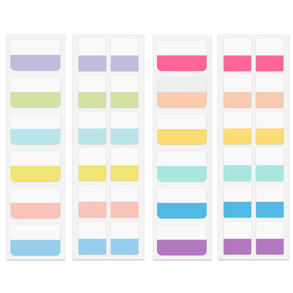 240 Pcs Sticky Index Tabs, Colored Book Sticky Tabs for Notebooks, 1 Inch
