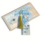 A Vintage Metal Bookmark Featuring an Oil Painting Style, Perfect for Holding Manuals And Books. It'S an Ideal Graduation Gift for Students, Useful Office Stationery