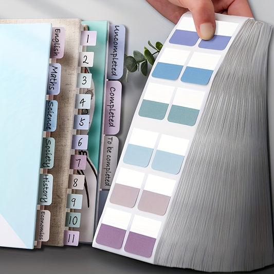Transparent Sticky Note Index Tabs And Arrow Flags for Marking Pages, Perfect for Planners, Stickers, And Use in Offices Or Schools.