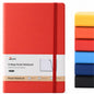 SUIN A5 Hardcover Lined Journal Notebook, Black, 1 Pack, 200 Pages