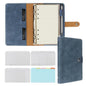 FYY A5 Binder Refillable Planner Notebook 6 Ring, Brown
