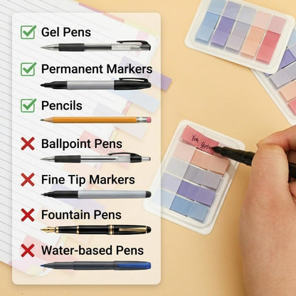 Mr. Pen- Transparent Sticky Notes Tabs, 600 pcs