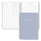 Sweetzer & Orange Daily Planner Notebook – Undated Two-Page Daily Layout with Hourly Schedule, To-Do List, Priorities, and Notes – 6.5" x 9.5" Spiral Bound Productivity Organizer – 160 Pages