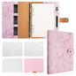 FYY A5 Binder Refillable Planner Notebook 6 Ring, Brown
