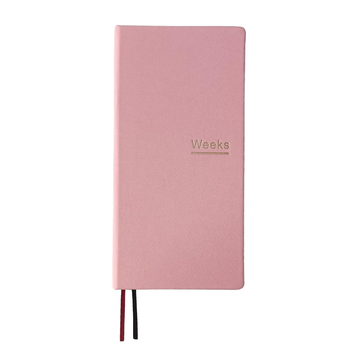 Undated Weekly Planner Notebook Pocket Organizer Appointment Book Journal Notebook A6 Week Plan Notepad (Beige with cover)