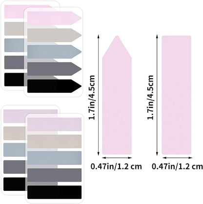 600 Pcs Index Tabs Flags, Pastel Color