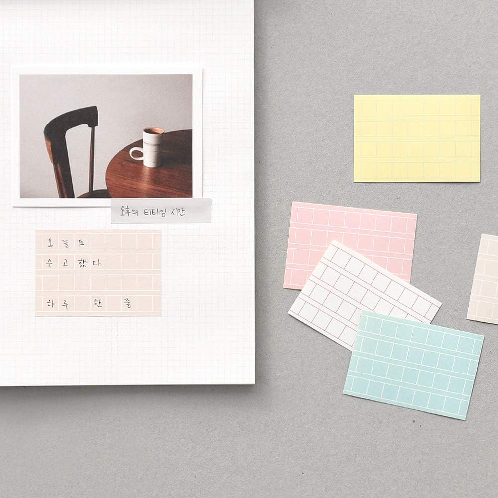Monolike Message & Label Sticker ver.1 Set - Mini Size Cute Stickers, Index Stickers