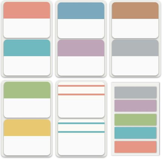 ELII 300 Pcs Tabs 2 Inch Sticky Index Tabs,Writable Book Tabs Pastel