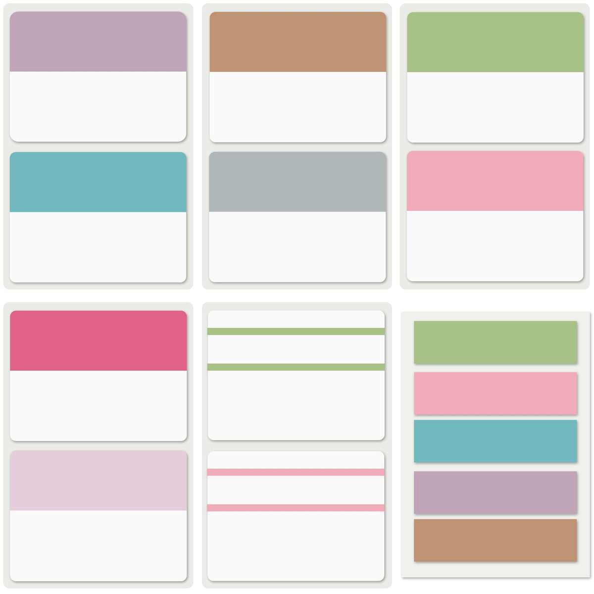 ELII 300 Pcs Tabs 2 Inch Sticky Index Tabs,Writable Book Tabs Pastel