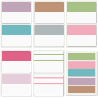 ELII 300 Pcs Tabs 2 Inch Sticky Index Tabs,Writable Book Tabs Pastel