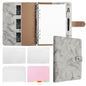 FYY A5 Binder Refillable Planner Notebook 6 Ring, Brown