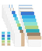 Mr. Pen- Sticky Index Tabs, 500 Pcs, 21 Sets, Earthy