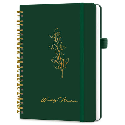 Taja Undated Weekly Planner, To Do List Notebook with Habit Tracker, A5