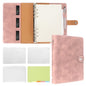 FYY A5 Binder Refillable Planner Notebook 6 Ring, Brown