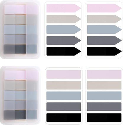 600 Pcs Index Tabs Flags, Pastel Color