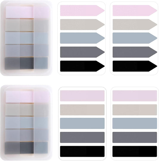 600 Pcs Index Tabs Flags, Pastel Color
