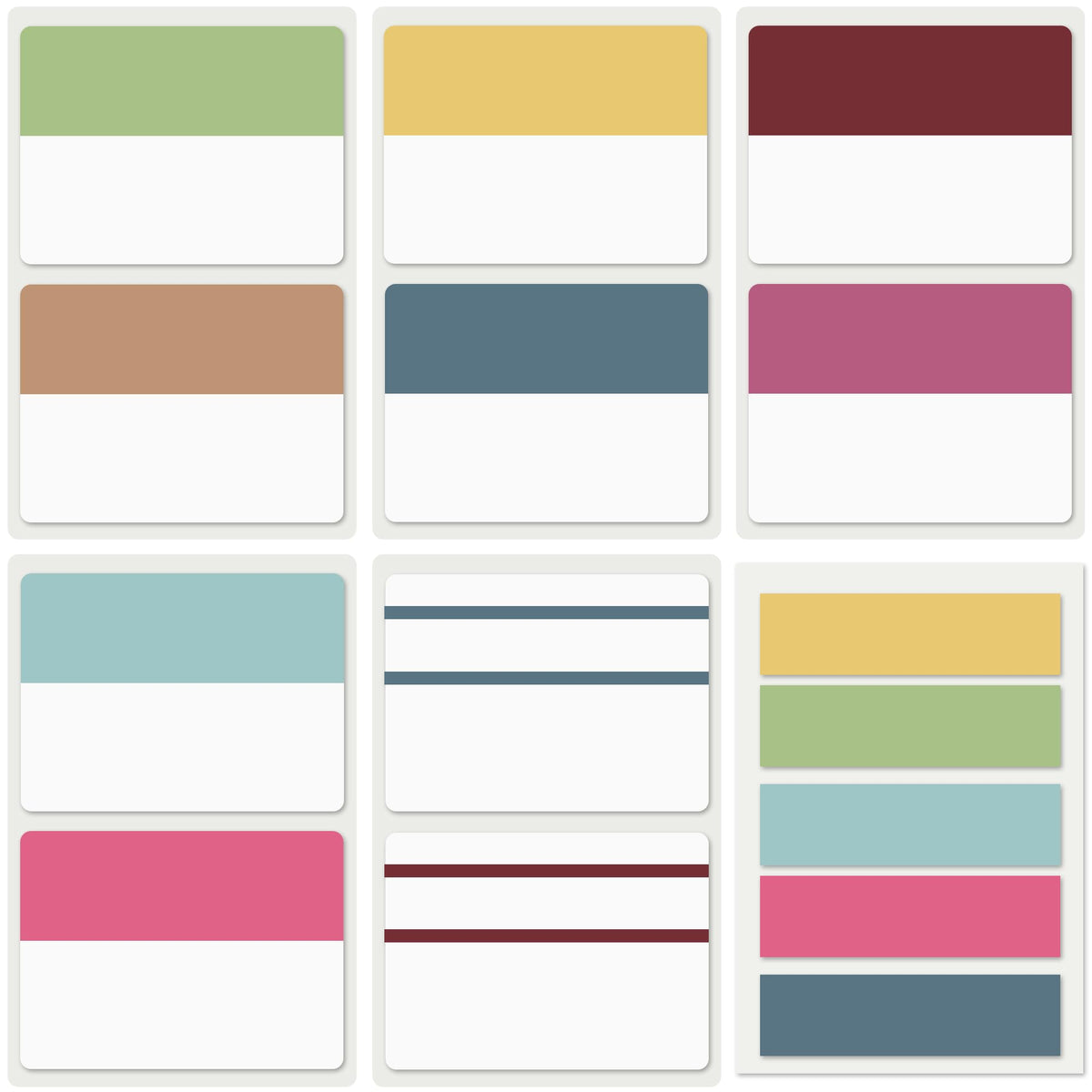 ELII 300 Pcs Tabs 2 Inch Sticky Index Tabs,Writable Book Tabs Pastel