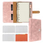 FYY A5 Binder Refillable Planner Notebook 6 Ring, Brown
