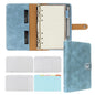 FYY A5 Binder Refillable Planner Notebook 6 Ring, Brown