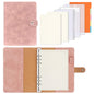 FYY A5 Binder Refillable Planner Notebook 6 Ring, Brown