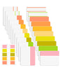 Mr. Pen- Sticky Index Tabs, 500 Pcs, 21 Sets, Earthy