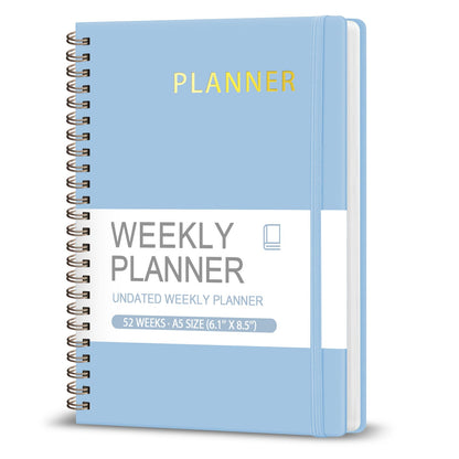 Undated Weekly Planner, Weekly To Do List Notebook, Daily Planner