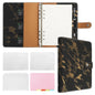 FYY A5 Binder Refillable Planner Notebook 6 Ring, Brown