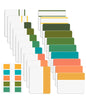 Mr. Pen- Sticky Index Tabs, 500 Pcs, 21 Sets, Earthy