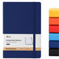 SUIN A5 Hardcover Lined Journal Notebook, Black, 1 Pack, 200 Pages