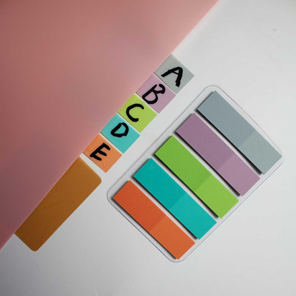 ELII 300 Pcs Tabs 2 Inch Sticky Index Tabs,Writable Book Tabs Pastel