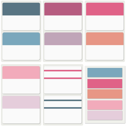 ELII 300 Pcs Tabs 2 Inch Sticky Index Tabs,Writable Book Tabs Pastel