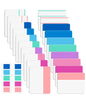 Mr. Pen- Sticky Index Tabs, 500 Pcs, 21 Sets, Earthy