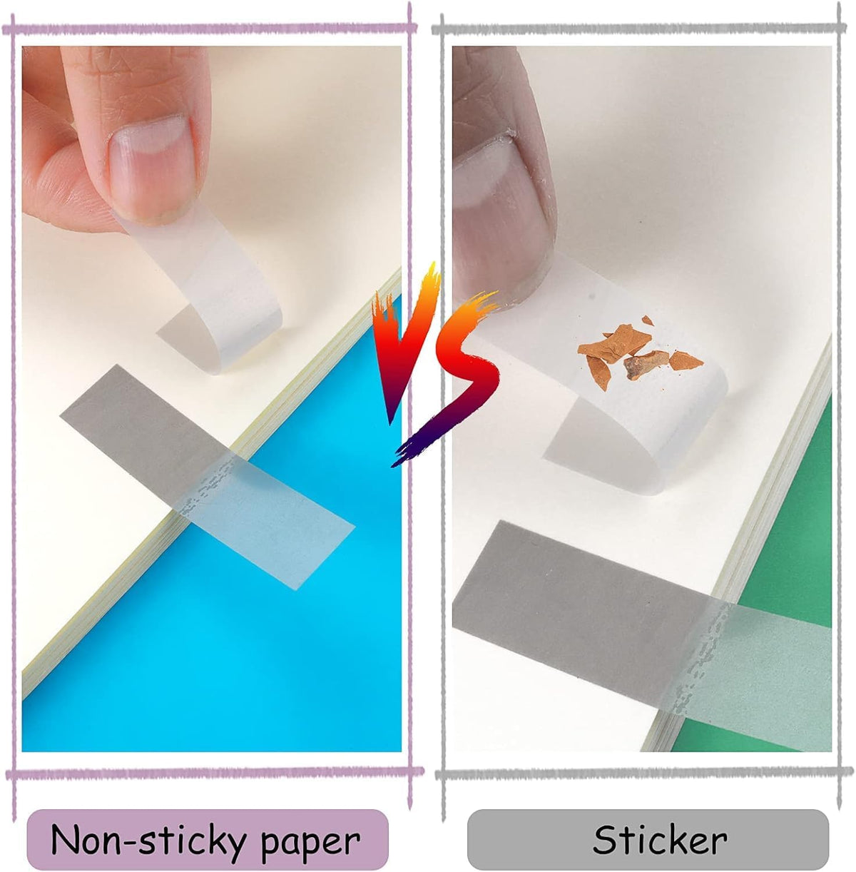 600 Pcs Index Tabs Flags, Pastel Color