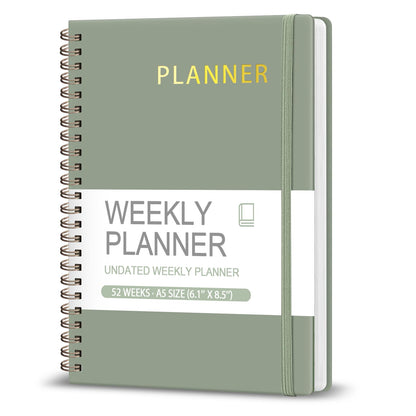 Undated Weekly Planner, Weekly To Do List Notebook, Daily Planner